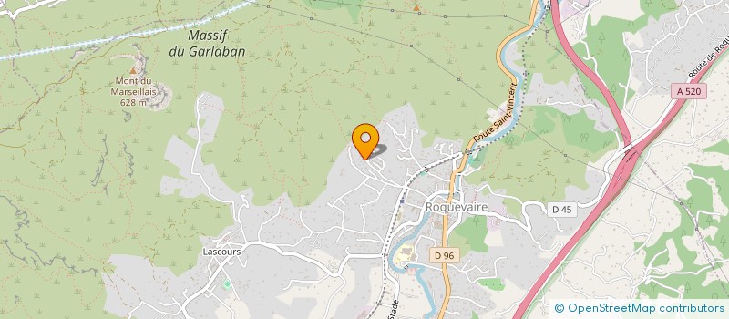 localisation de l'entreprise MONSIEUR NASSER DAHMANI  ROQUEVAIRE