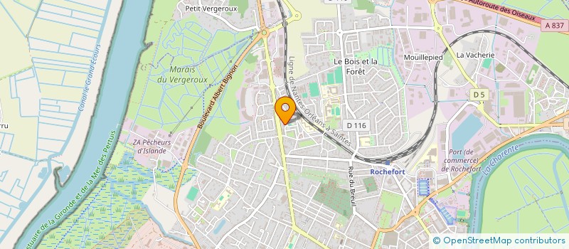 localisation de l'entreprise MONSIEUR NASSER DAHMANI  ROCHEFORT