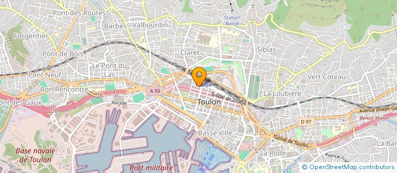 localisation de l'entreprise MONSIEUR NASSER DIMANI  TOULON