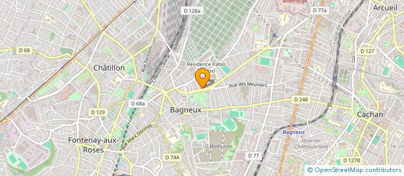 localisation de l'entreprise MONSIEUR NASSER EL KAHLA à BAGNEUX