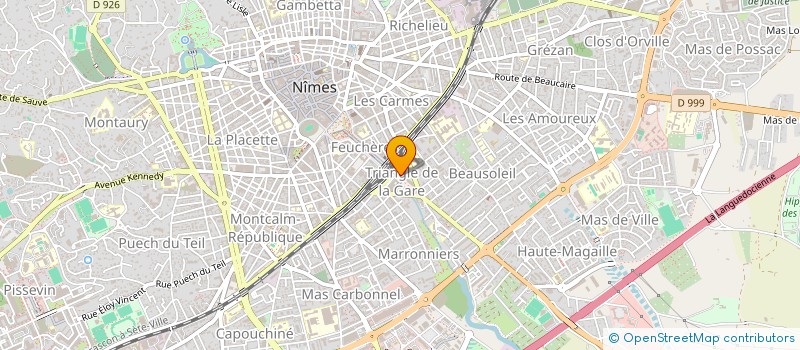 localisation de l'entreprise MONSIEUR NASSER EL YAKOUBI  NIMES