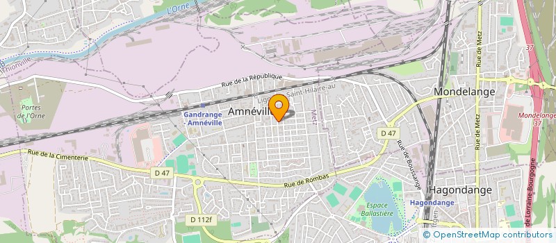 localisation de l'entreprise MONSIEUR NASSER GHANEM à AMNEVILLE