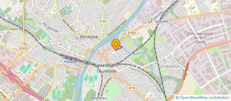 localisation de l'entreprise MONSIEUR NASSER HADDOUCHE à SAINT-OUEN-L'AUMONE