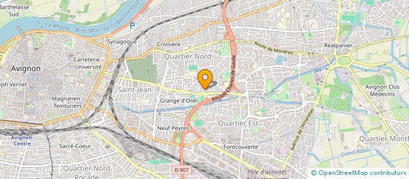 localisation de l'entreprise MONSIEUR NASSER HIDA  AVIGNON