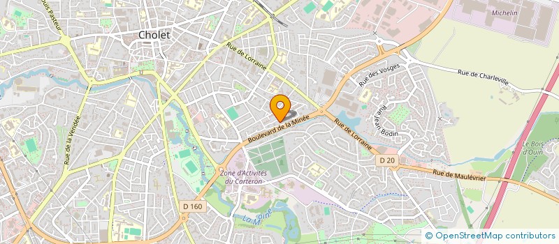localisation de l'entreprise MONSIEUR NASSER IBRAHIM KHIL à CHOLET