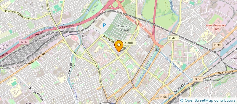 localisation de l'entreprise MONSIEUR NASSER JULIO  MULHOUSE