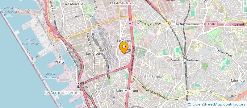 localisation de l'entreprise MONSIEUR NASSER KERDJA à MARSEILLE