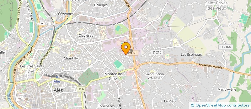 localisation de l'entreprise MONSIEUR NASSER KHAMARI  ALES