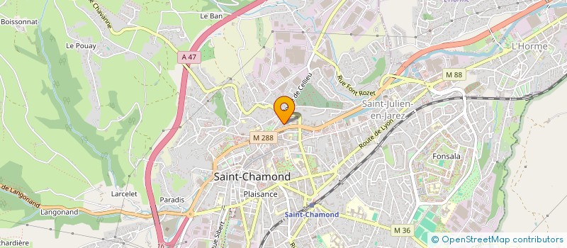 localisation de l'entreprise MONSIEUR NASSER KHATROUCHE à SAINT-CHAMOND