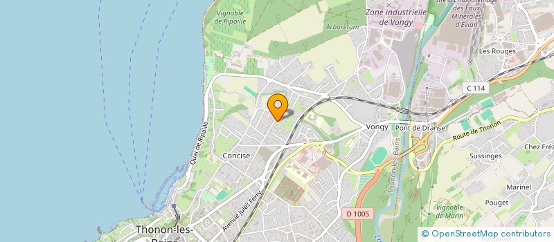 localisation de l'entreprise MONSIEUR NASSER LOUAHEM M'SABAH à THONON-LES-BAINS