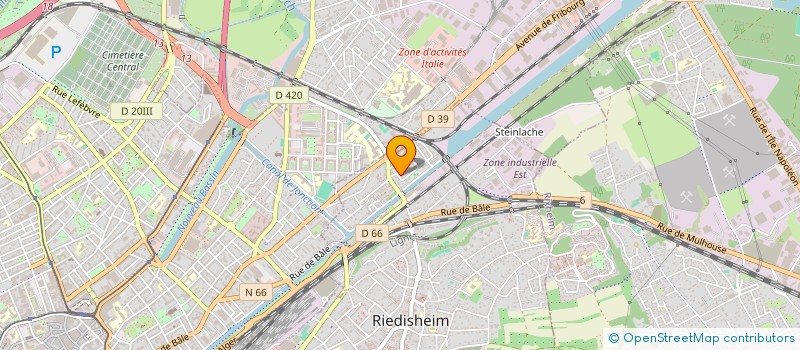 localisation de l'entreprise MONSIEUR NASSER MAGHERBI  RIEDISHEIM