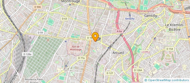 localisation de l'entreprise MONSIEUR NASSER MAKOUF à ARCUEIL