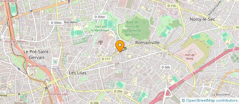 localisation de l'entreprise MONSIEUR NASSER MOHAMED à ROMAINVILLE