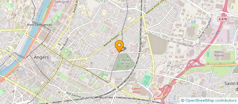 localisation de l'entreprise MONSIEUR NASSER OUZINEB  ANGERS