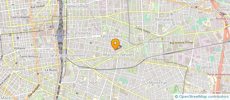 localisation de l'entreprise MONSIEUR NASSER RAHMOUNI à VILLEURBANNE