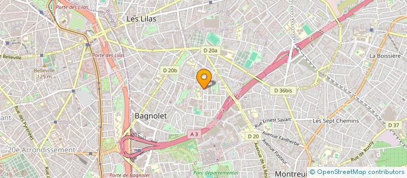 localisation de l'entreprise MONSIEUR NASSER REBBOUHI à BAGNOLET