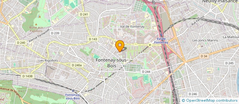 localisation de l'entreprise MONSIEUR NASSER SERRADJ à FONTENAY-SOUS-BOIS