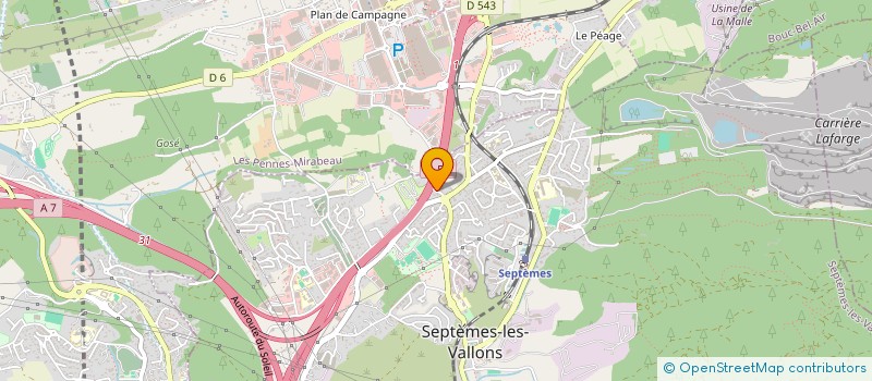 localisation de l'entreprise MONSIEUR NASSER SOULE YOUSSOUF  SEPTEMES-LES-VALLONS
