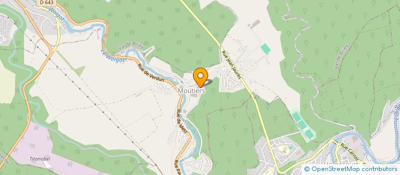 localisation de l'entreprise MONSIEUR NASSER TIR  MOUTIERS