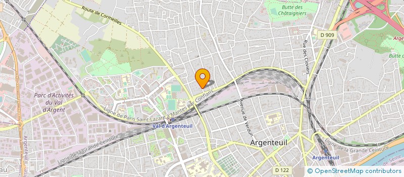 localisation de l'entreprise MONSIEUR NASSERALLAH TOUIL  ARGENTEUIL