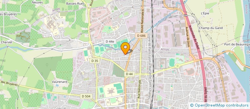 localisation de l'entreprise MONSIEUR NASSERDINE AGOUBI à VILLEFRANCHE-SUR-SAONE