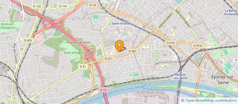 localisation de l'entreprise MONSIEUR NASSERDINE LEMOUNES  ARGENTEUIL