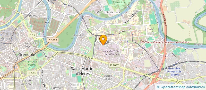 localisation de l'entreprise MONSIEUR NASSEREDDINE HAMDI  SAINT-MARTIN-D'HERES