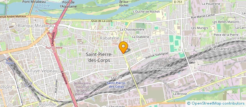 localisation de l'entreprise MONSIEUR NASSEREDINE BELHACHEMI  SAINT-PIERRE-DES-CORPS