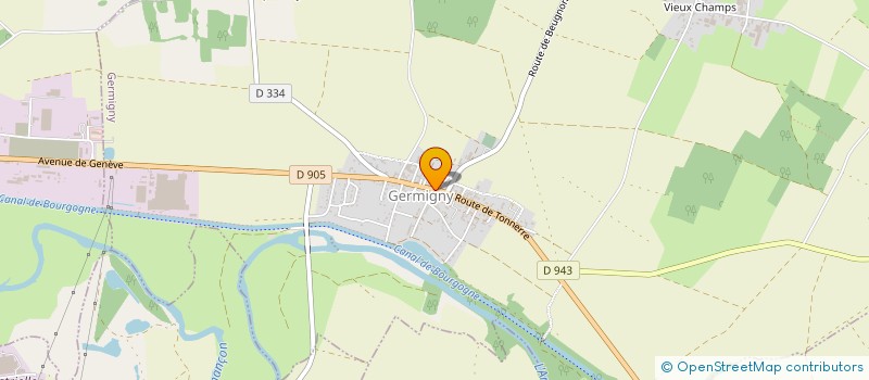 localisation de l'entreprise MONSIEUR NASSEROLLAH MORADI  GERMIGNY