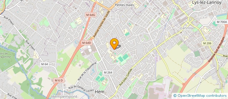 localisation de l'entreprise MONSIEUR NASSIB CHOUCHENE  HEM