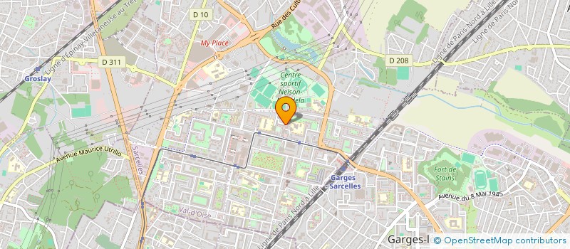 localisation de l'entreprise MONSIEUR NASSIB DAOUD  SARCELLES