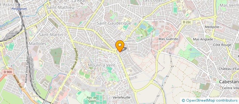 localisation de l'entreprise MONSIEUR NASSIHULLA AHMADZAI  PERPIGNAN