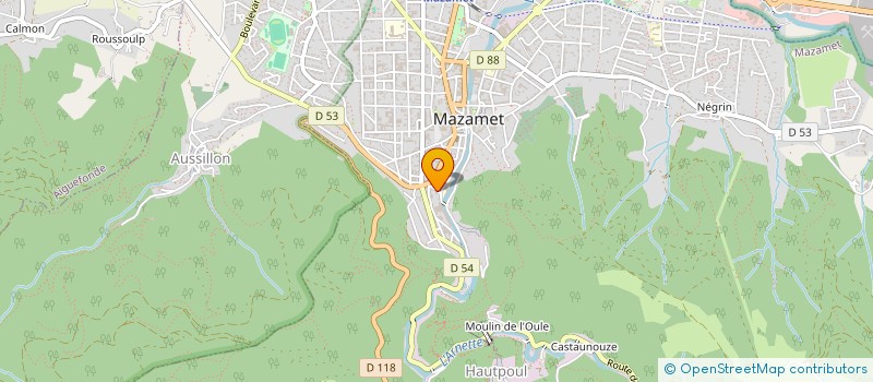 localisation de l'entreprise MONSIEUR NASSIK BOUKORTT à MAZAMET