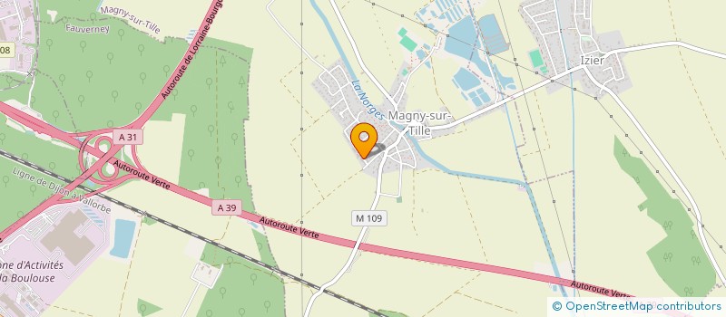 localisation de l'entreprise MONSIEUR NASSIM AAMARA  MAGNY-SUR-TILLE