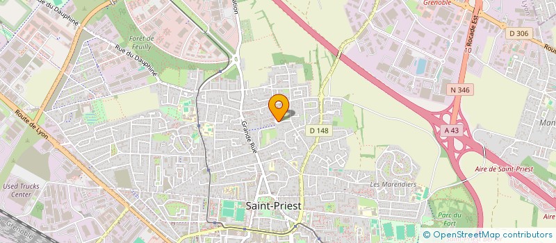 localisation de l'entreprise MONSIEUR NASSIM AAMRI  SAINT-PRIEST