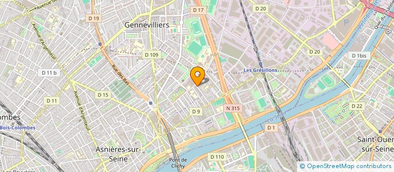 localisation de l'entreprise MONSIEUR NASSIM AIT LOUNIS à GENNEVILLIERS