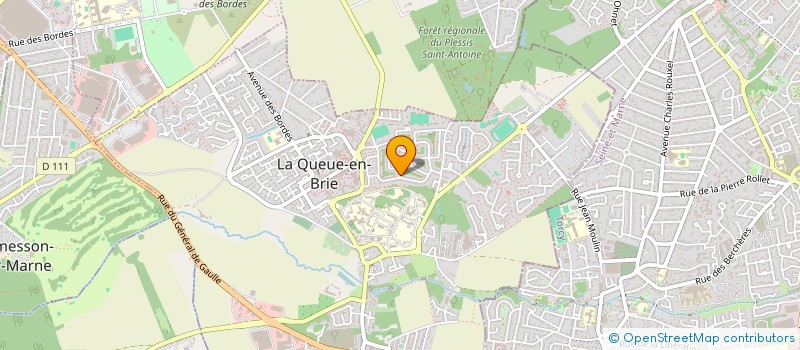 localisation de l'entreprise MONSIEUR NASSIM AKIF  LA QUEUE-EN-BRIE