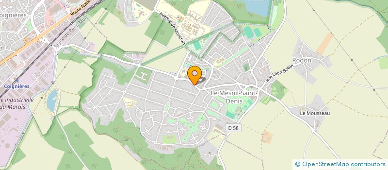 localisation de l'entreprise MONSIEUR NASSIM AMAOUCH  LE MESNIL-SAINT-DENIS