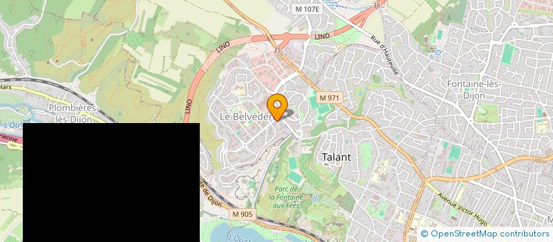 localisation de l'entreprise MONSIEUR NASSIM AMIOUR  TALANT