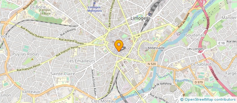 localisation de l'entreprise MONSIEUR NASSIM AOUACHRIA à LIMOGES