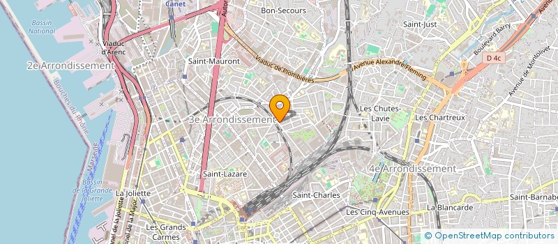 localisation de l'entreprise MONSIEUR NASSIM AOURI à MARSEILLE