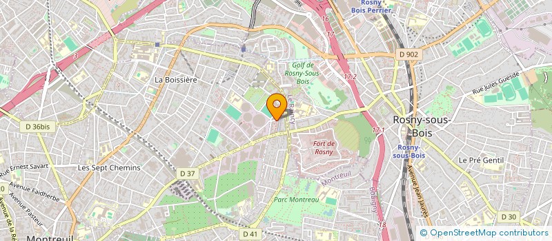 localisation de l'entreprise MONSIEUR NASSIM AROUDJ à MONTREUIL