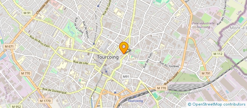 localisation de l'entreprise MONSIEUR NASSIM BAGHDAD  TOURCOING