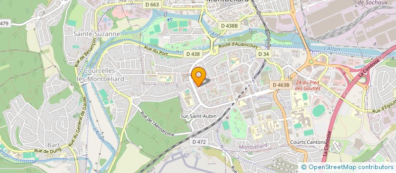 localisation de l'entreprise MONSIEUR NASSIM BEGHRICHE  MONTBELIARD