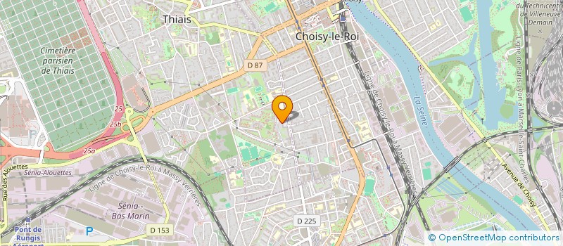 localisation de l'entreprise MONSIEUR NASSIM BELAHOUEL  THIAIS