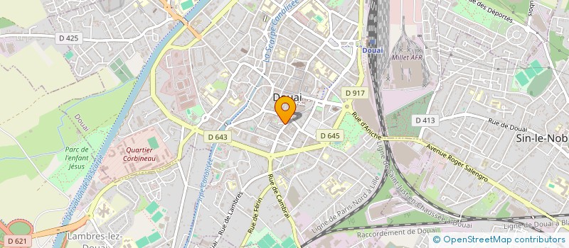 localisation de l'entreprise MONSIEUR NASSIM BELKADI  DOUAI