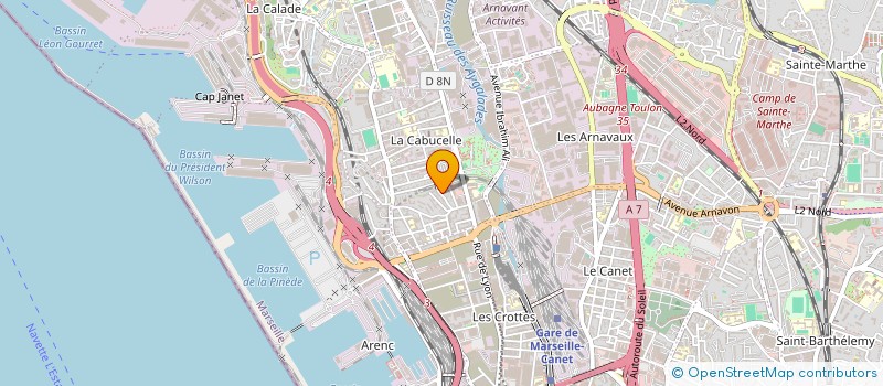 localisation de l'entreprise MONSIEUR NASSIM BEN AHMED à MARSEILLE