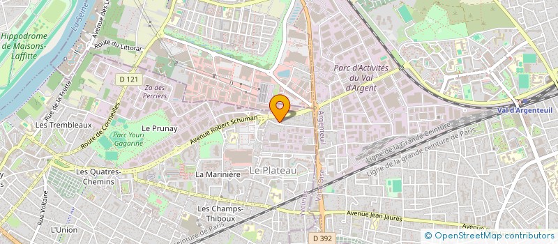 localisation de l'entreprise MONSIEUR NASSIM BEN BACHA  SARTROUVILLE