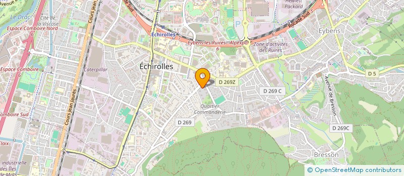 localisation de l'entreprise MONSIEUR NASSIM BENALI à ECHIROLLES