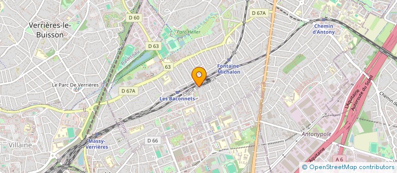 localisation de l'entreprise MONSIEUR NASSIM BENELHADJ à ANTONY